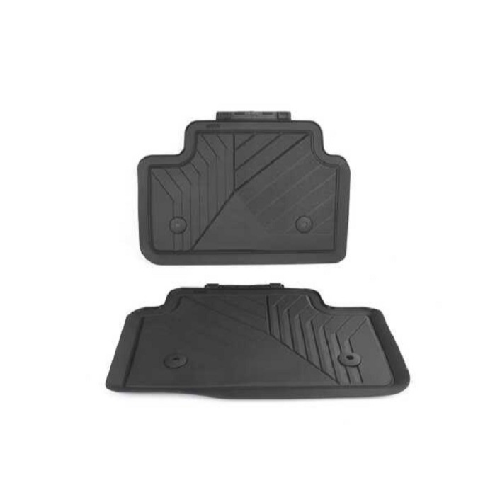 ผ้ายางปูพื้นด้านหลัง BMW Rubber floormat set "All weather" black front -RHD- for 5 Series G60 51475A87FF2