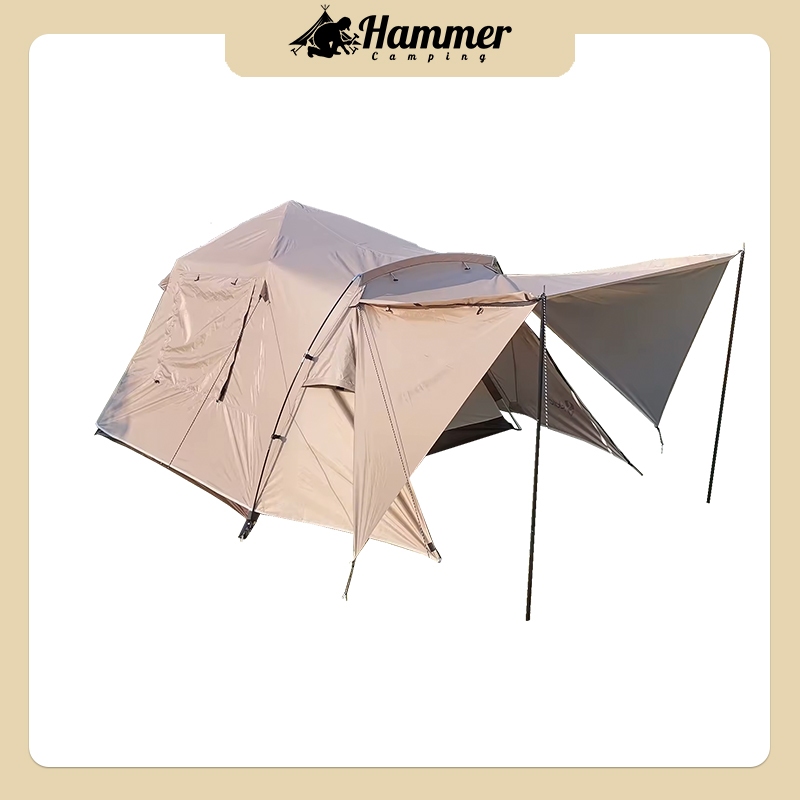 hammer camping เต็นท์แคมป์ปิ้ง กึ่งอัตโนมัติ ขนาด 215*215*140CM