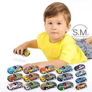 SM.รถของเล่น โมเดลรถซิ่ง ของเล่นเด็ก 30คัน รถไขลาน