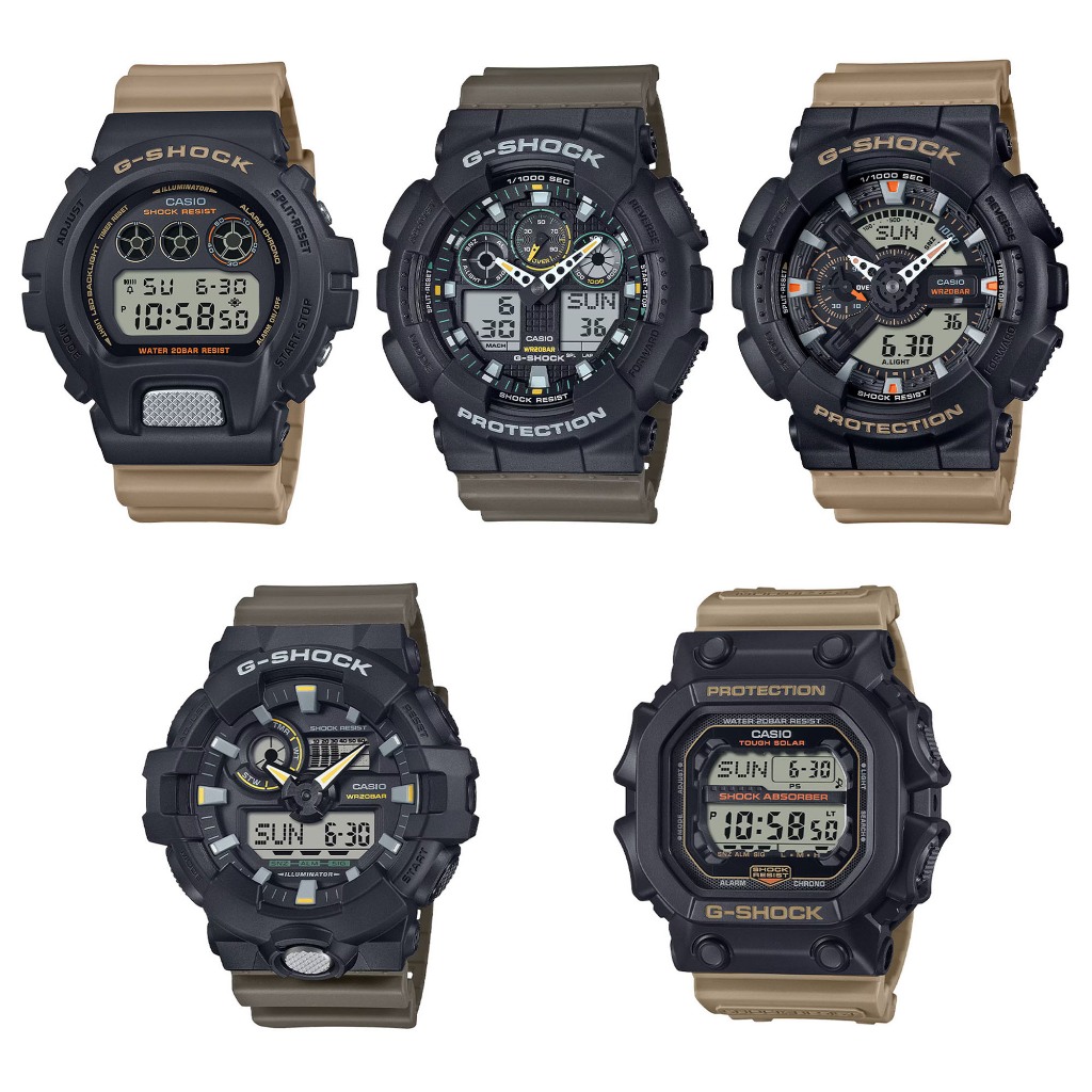 G-Shock นาฬิกาข้อมือผู้ชาย รุ่น DW-6900TU,GX-56TU,GA-710TU,GA-100TU,GA-110TU(GX-56TU-1A5)