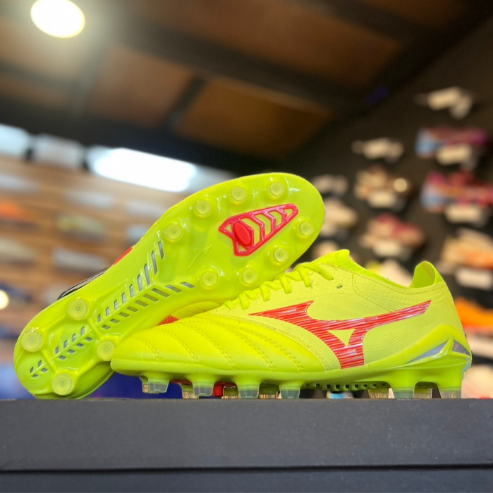 รองเท้า สตั๊ด ฟุตบอล มิซูโน่ นก Mizuno Morelia Neo IV Japan รุ่นท็อป แถมฟรี ถุงผ้า + ดันทรง + กล่อง ใส่ไม่ได้เปลี่ยนได้