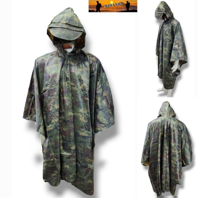 เสื้อกันฝนทหาร เสื้อกันฝนลายพราง ค้างคาว