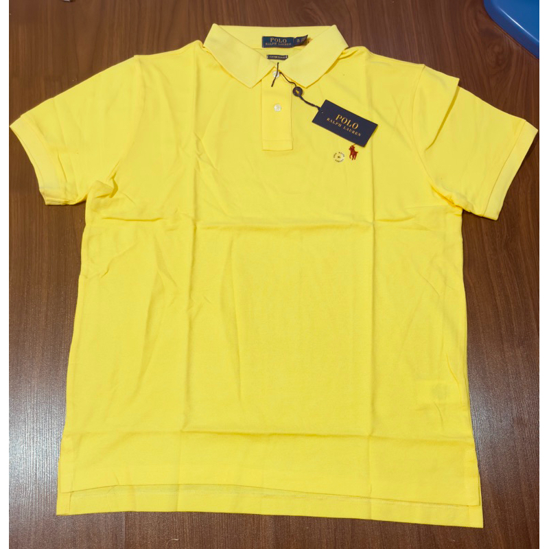 เสื้อโปโลเชิ้ต โปโล ราล์ฟ ลอเรน POLO RALPH LAUREN ของแท้ ป้ายครบ รุ่น CUSTOM SLIM FIT
