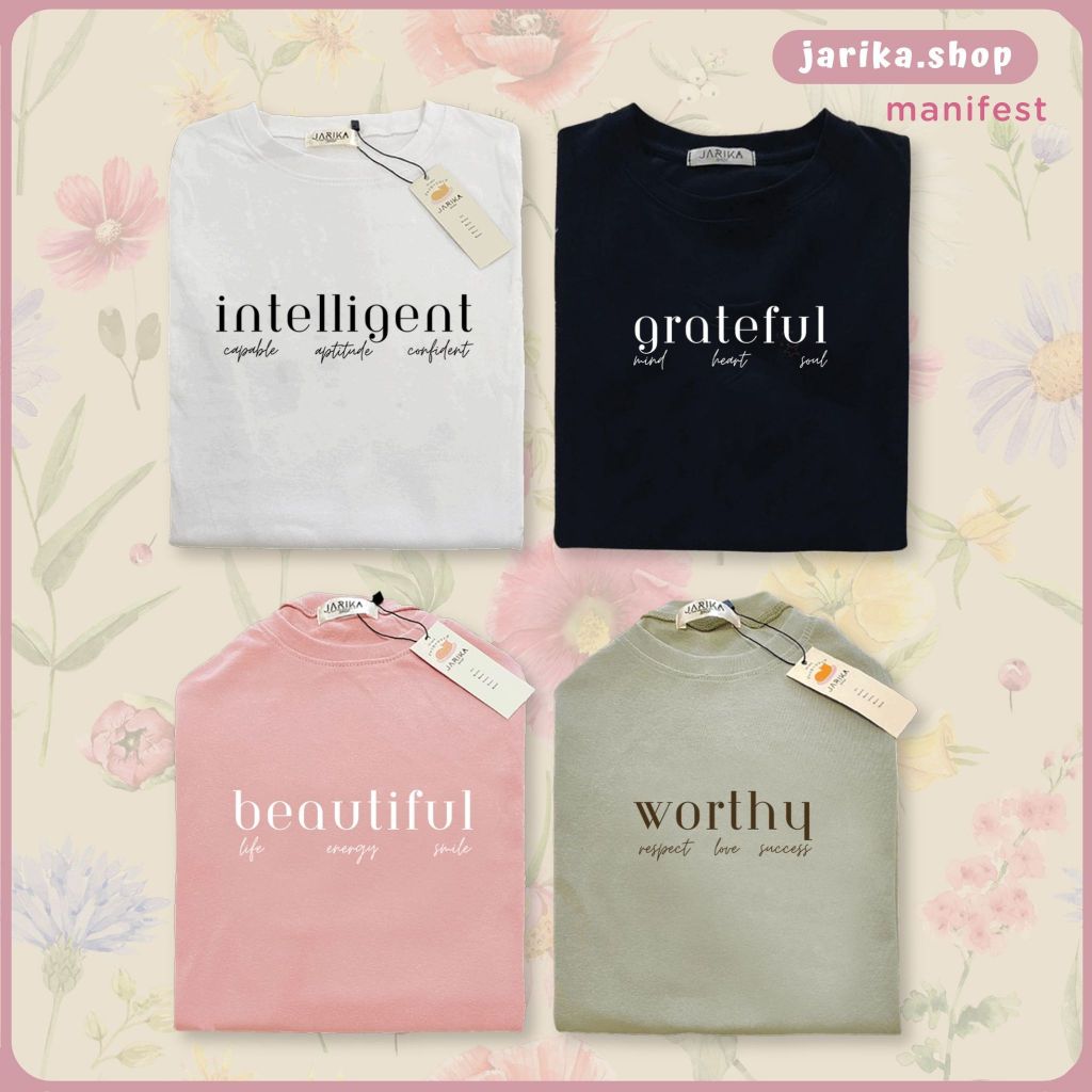 Jarika.shop - เสื้อยืด Manifest ( งานป้าย.. Jarika ) ( จ247 )