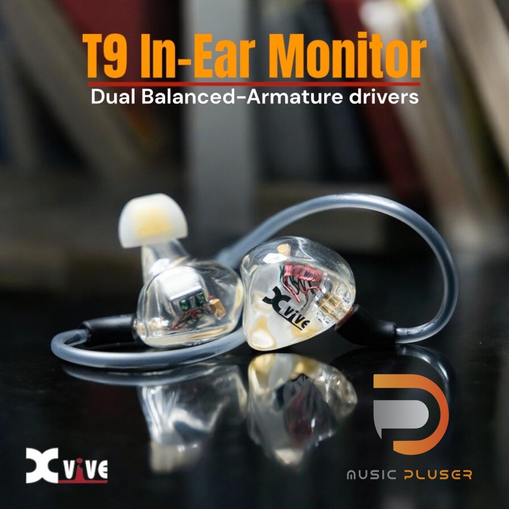 Xvive T9 In-Ear Monitor Dual Balanced-Armature drivers ตอบสนองดีความถี่ 20 Hz – 16.5 kHz ชั้นนำอเมริ