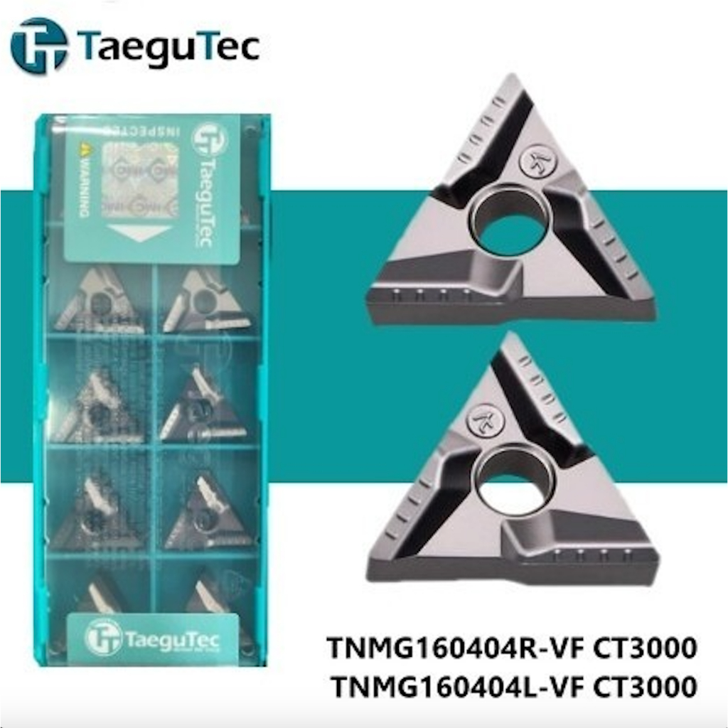 เม็ดมีด Inserts T16 เม็ดสองหน้า มุม 04 TNMG160404R-VF CT3000 TNMG160404L-VF CT3000