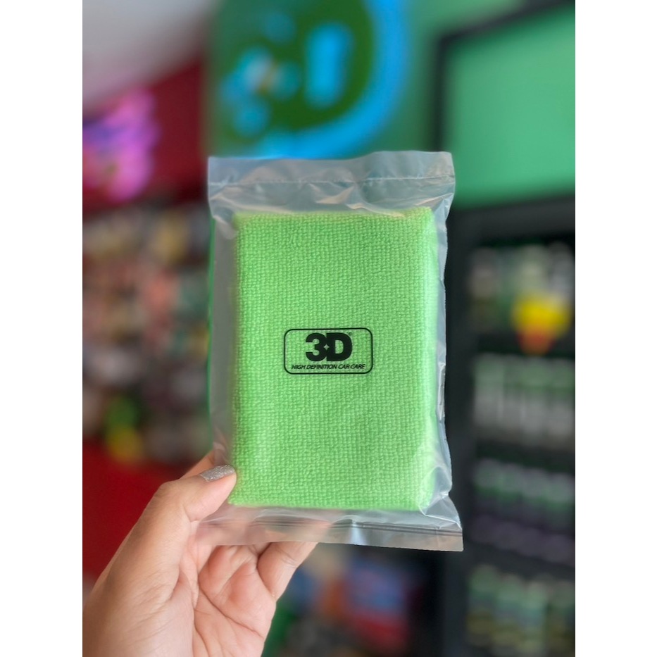 ฟองน้ำทาน้ำยาเคลือบแก้ว 3D นำเข้าจาก USA ก้อนใหญ่พิเศษ จับถนัดมือขนาด 12x8x2 ซม. coating applicator