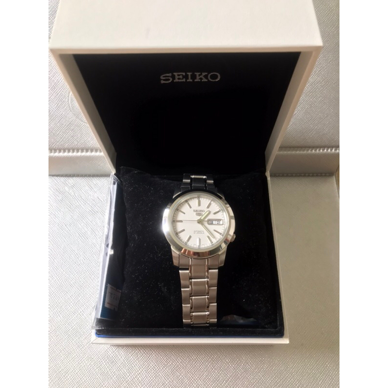 seiko 5 automatic 21 jewels นาฬิกา ข้อมือผู้ชาย ไซโก้ ของแท้