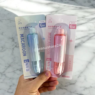 🔥พร้อมส่ง ใน 🇹🇭🔥 wasu.store24 WS029 เทปลบคำผิด ไส้ยาว 6m สีน่ารัก ทรงปากกา แบบกด เปลี่ยนไส้ ลิควิด