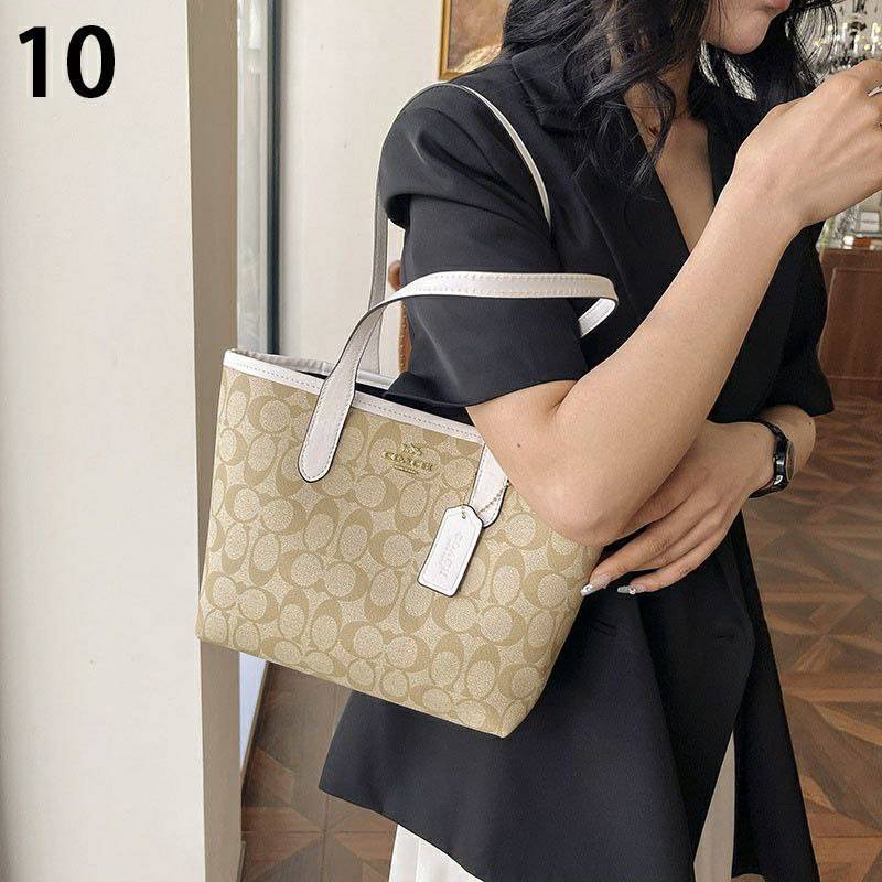 Coachของแท้💯 รุ่น CN733 Mini City Tote In Signature Canvas