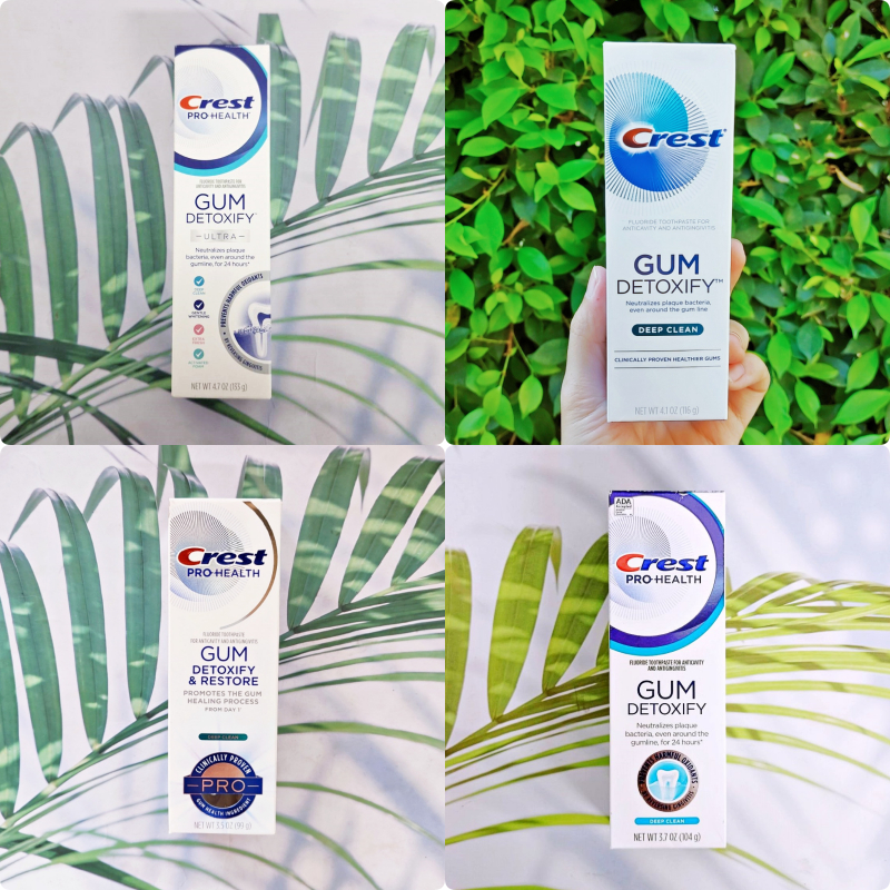 ยาสีฟันฟลูออไรด์ Gum Detoxify Toothpaste, Deep Clean (Crest®)