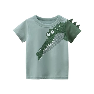เสื้อผ้าเด็ก ใส่ได้ทั้งชายและหญิง มีไซส์ 100-140cm มีของพร้อมส่ง จากไทย(กทม.) ตรงปก สกรีนชัด สีสันสดใส