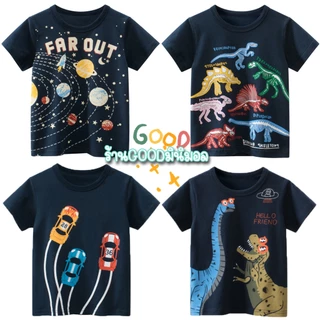 เสื้อยืดเด็กผู้ชาย Size 100-140cm เนื้อผ้า Cotton สกรีนลายชัด สวยตรงปก ผ้ายืดใส่สบาย ไม่ร้อน (ร้านไทย จัดส่งของทุกวัน)