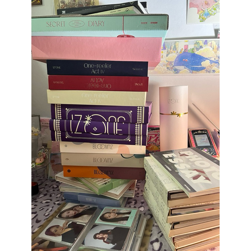 อัลบั้ม แท่งไฟ izone มือสอง บางอันตำหนิเยอะ
