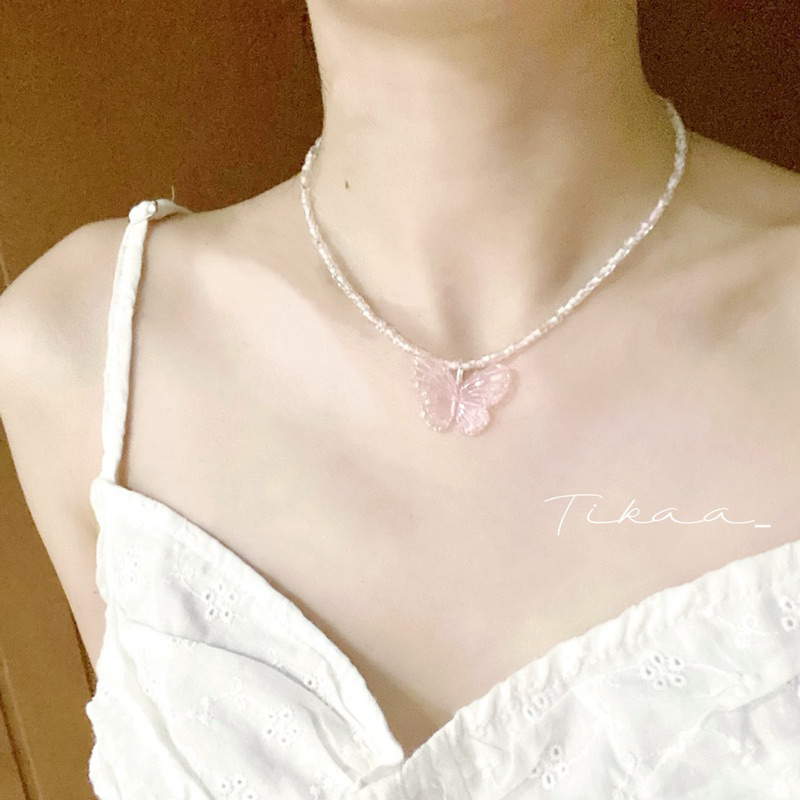 สร้อยหางปลา สร้อยปลาดาว สร้อยลูกปัดใส่ไปทะเล จี้หางปลา และ จี้ผีเสื้อเล่นแสง 🧜🏻‍♀️🦋 - รูปที่ 6