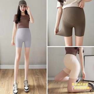 กางเกงขาสั้นสำหรับคนท้อง แบบไร้รอยต่อ เหมาะสำหรับฤดูร้อน