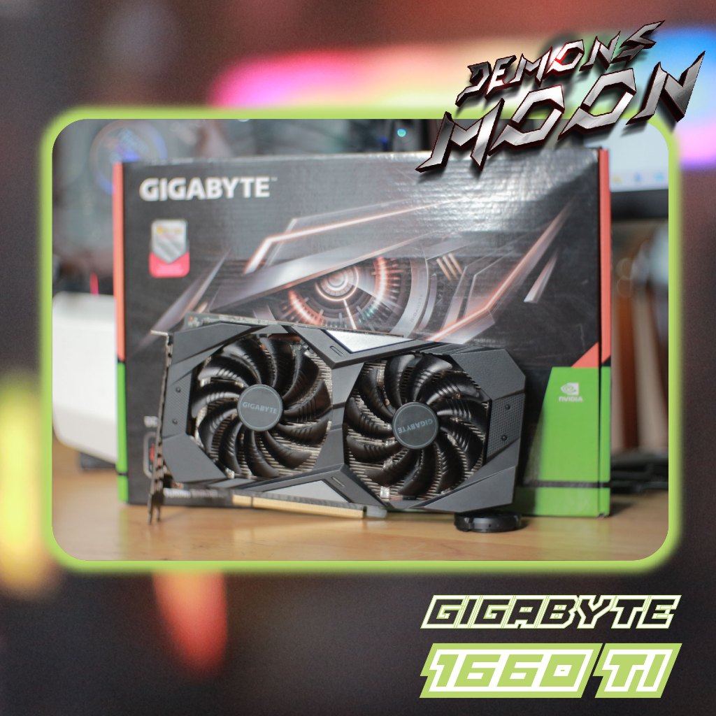 1660ti NVIDIA กาดจอ gpu vga GeForce GTX 1660ti  ประกัน Demons moon7วัน