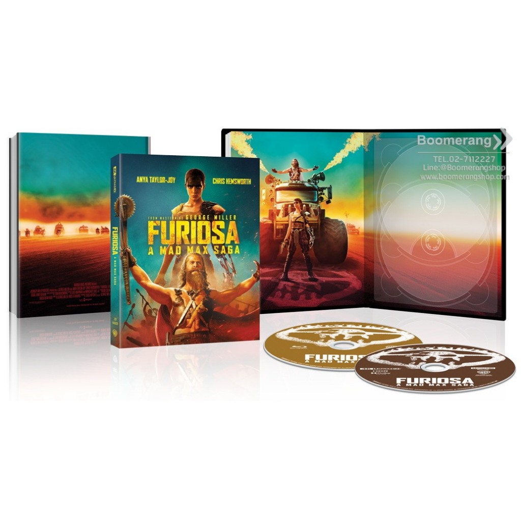 Furiosa: A Mad Max Saga /ฟูริโอซ่า มหากาพย์ แมด แม็กซ์ (4K+Blu-ray Digibook) (4K/BD ไม่มีเสียงไทย ไม