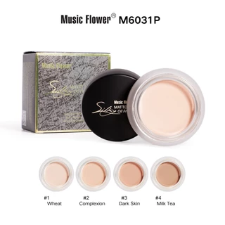 [Music Flower] Matte Mousse คอนซิลเลอร์เนื้อครีม ปกปิดรอยดำ รอยแดง รอยสิว ใต้ตาคล้ำ กันน้ำ 24 ชม.