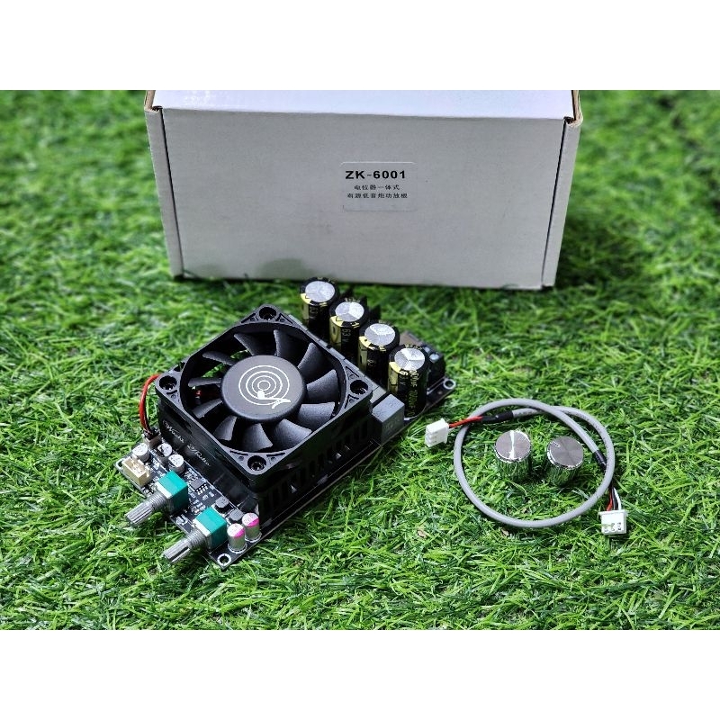 ZK 6001 600W. **ของแท้** 100% รุ่น วอลุ่มเดิม แอมป์ขับเบส TPA3255  DC18-50v แอมป์ขับซับ แอมป์จิ๋ว diy zk-6001 ว.เดิม