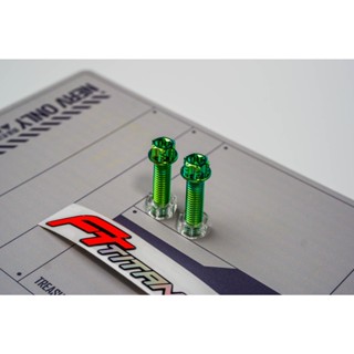 น็อตไทเทเนียมแท้ ยึดโช๊คหลัง Pcx160 (1ชุด=2ตัว)