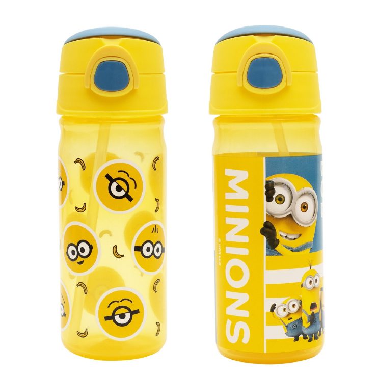 Minions : ขวดน้ำพลาสติกมินเนี่ยน ขนาด 480 ml. สินค้าลิขสิทธิ์