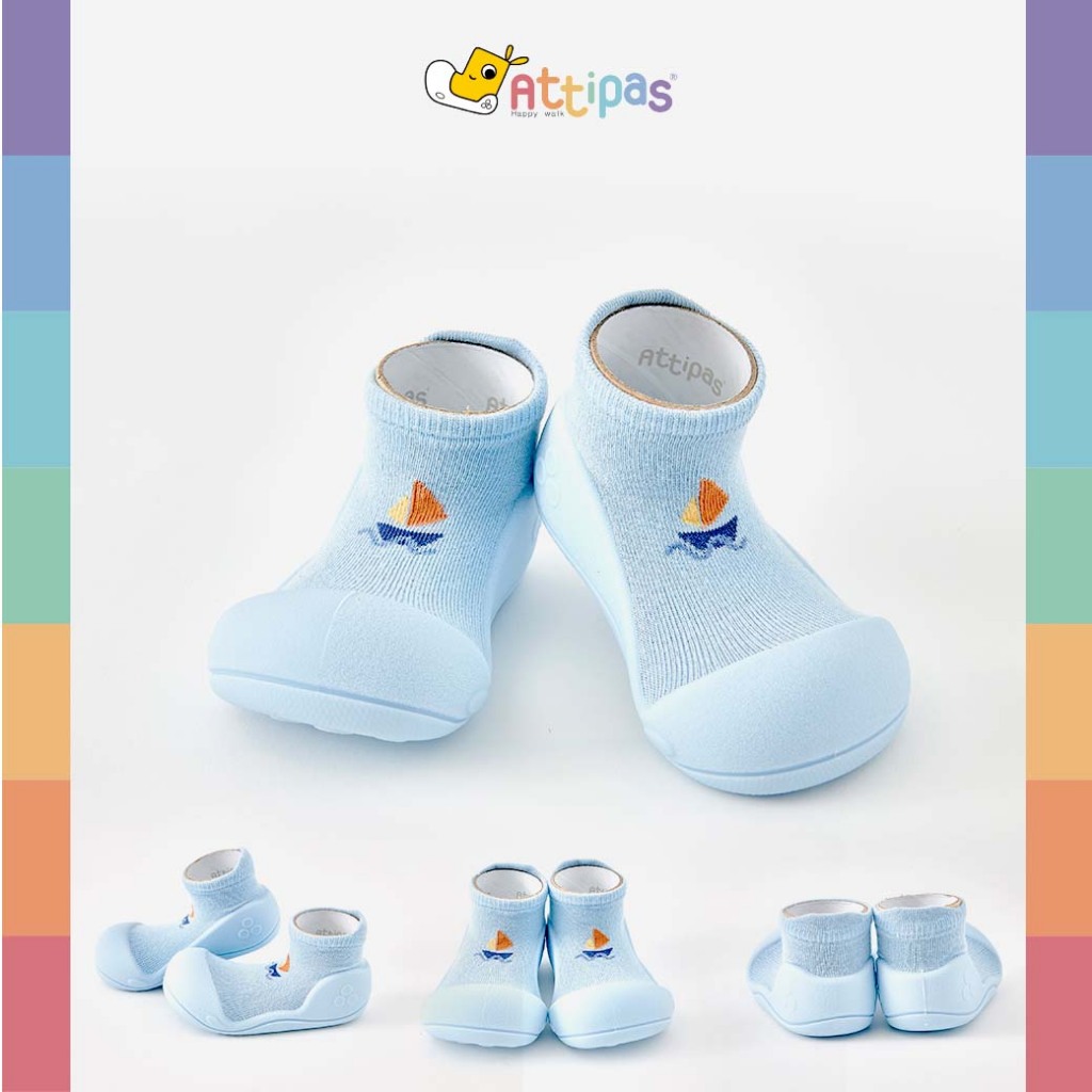 New Arrival 2024 รองเท้าหัดเดิน Attipas-รุ่น Yacht [สี :Blue]