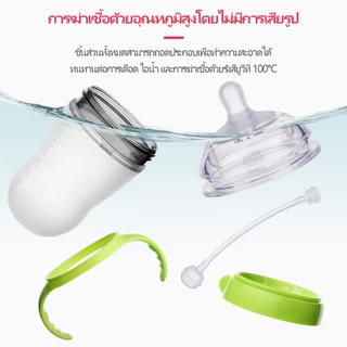 🚚สต็อกไทย ส่งไว 24 ชม ขวดนมเด็ก 150ml - 300ml ซิลิโคนขวดนมทารกแรกเกิดบีบขวดนม 0-12เดือน จุกนมหลอก จุกนม จุกหลอก ปิดจุกนม