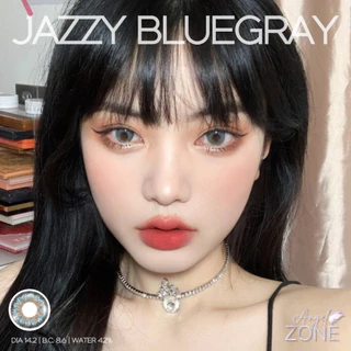 Angel Zone คอนแทคเลนส์ รุ่น Jazzy Blue Gray 14.2 (รองรับสายตาปกติและค่าสายตาสั้น -0.50 ถึง -7.00)