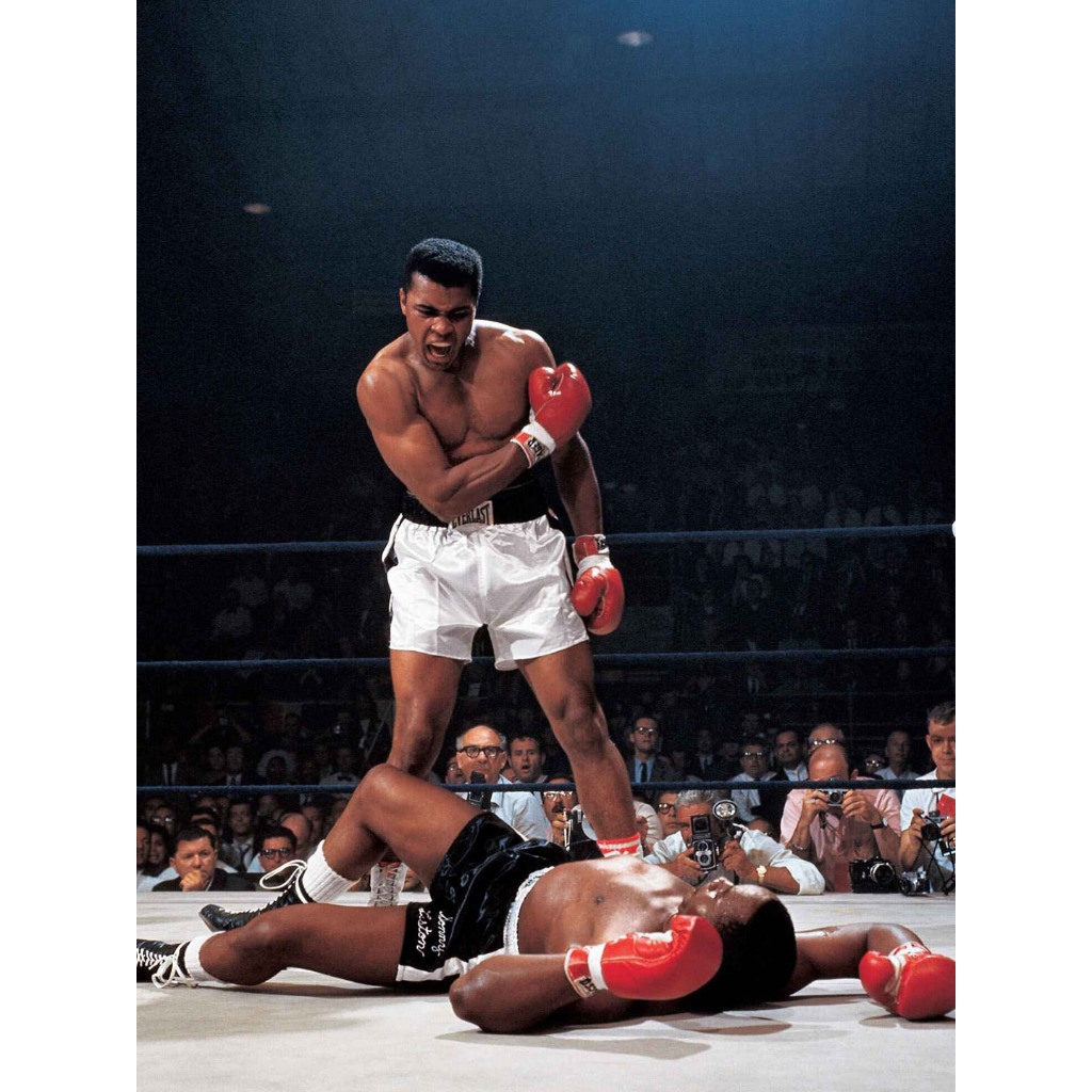 โปสเตอร์Muhammad Ali มูฮัมหมัด อาลี Poster ร้านคนไทย รับทำโปสเตอร์ รับทำกรอบตามขนาด