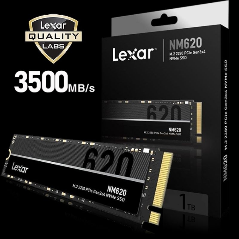 LEXAR NM620 1TB M.2/NVME PCIE GEN3/4 มือสองประกันไทย