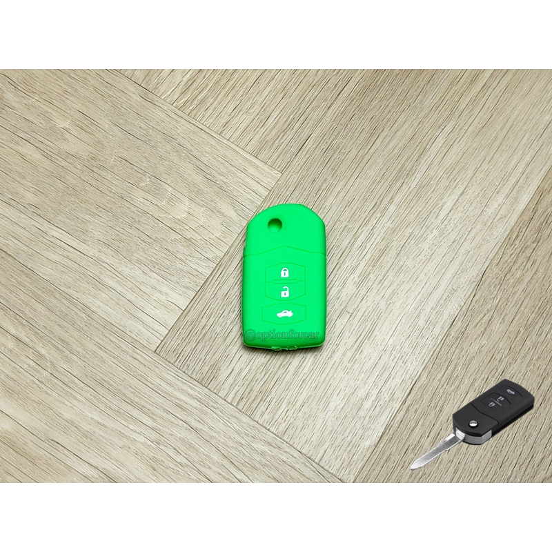 ซิลิโคนกุญแจ Mazda 2/3 กดพับ 3 ปุ่มกด - รูปที่ 5