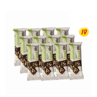 ฟู้ดฟิตต์งาแท่งผสมธัญพืชโฮลเกรน 17 กรัม แพ็ก 12 ชิ้น
