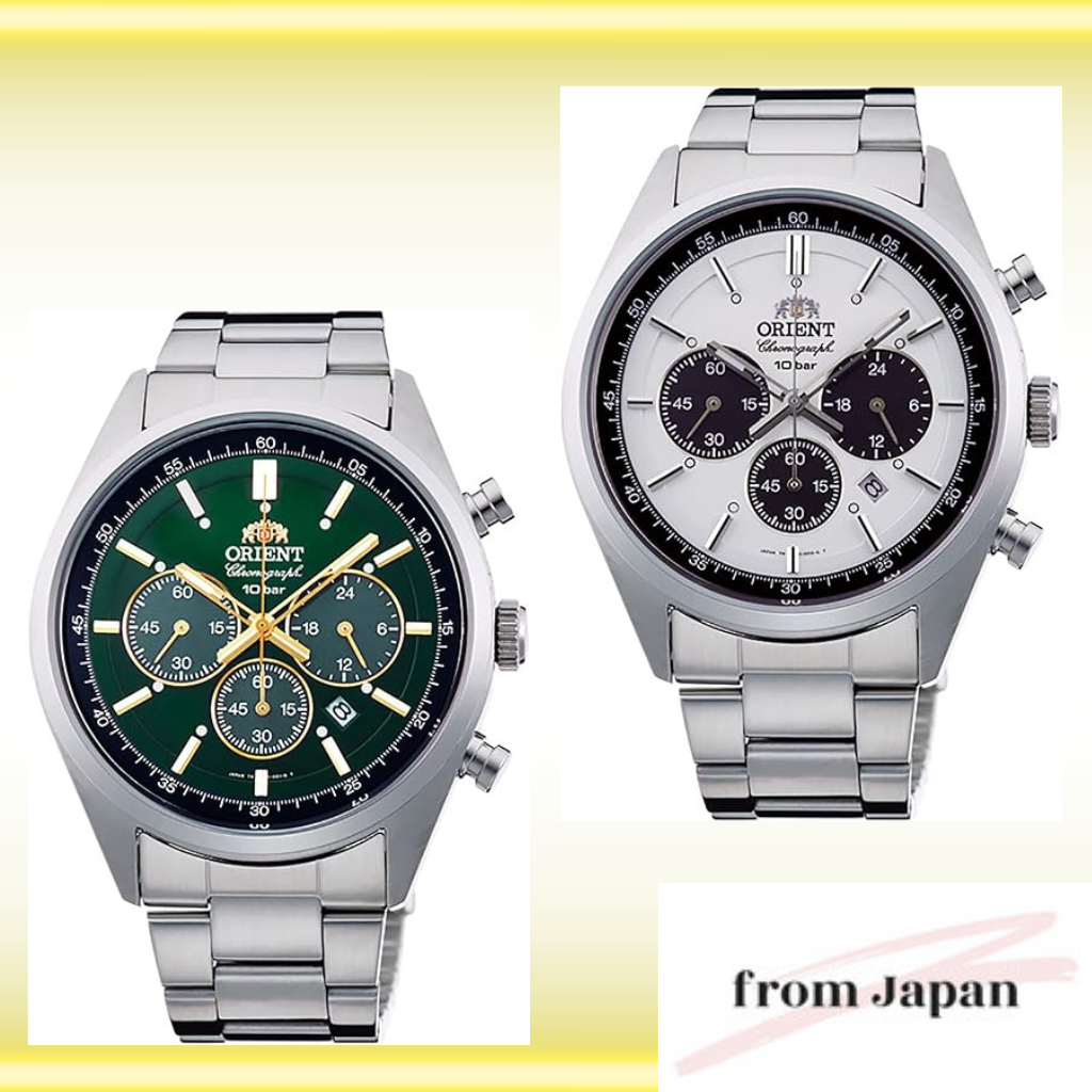 Orient Neo70 'S นาฬิกาข ้ อมือ Solar Panda Wv0041Tx Men 'S Milky White WV0031TX brilliant gree