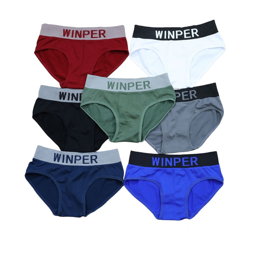 กางเกงชั้นในเด็กเอว 20-26 นิ้ว (แพ็ค 1 ตัว)  ผ้าทอ ผ้านิ่มใส่สบาย แบรนด์ WINPER (W5)