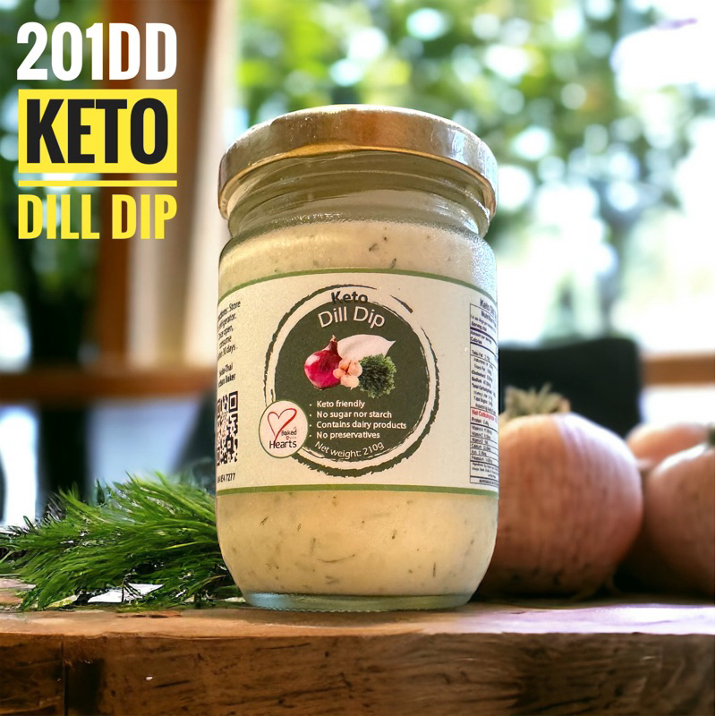 201DD คีโตดิพผสมผักชีลาว Keto Dill Dip