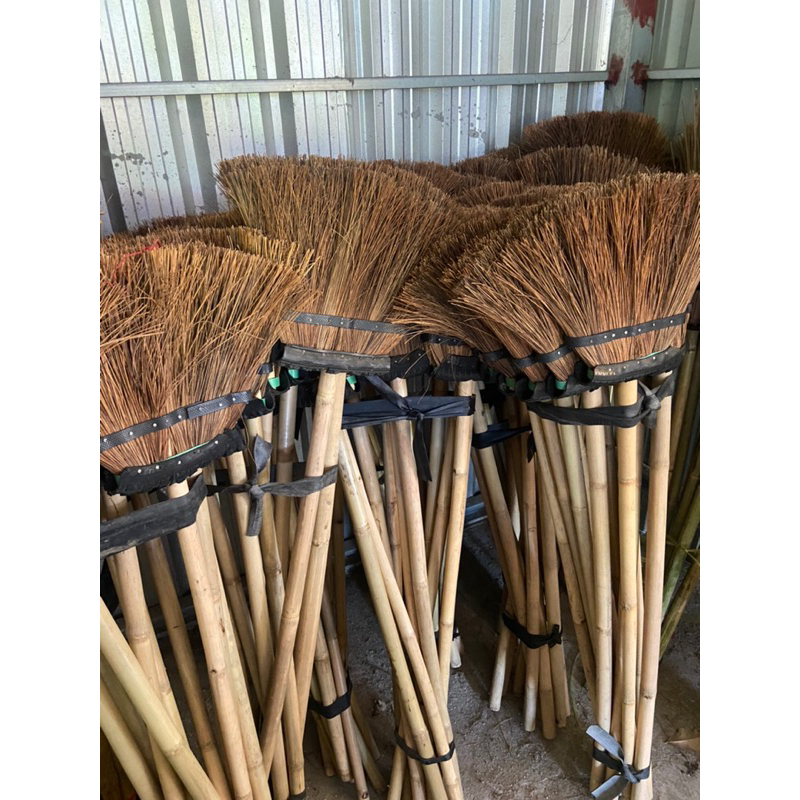 ไม้กวาดใยโตนด หรือ ใยตาล ทนทานเเข็งเเรง( ตัวหนา) - รูปที่ 4