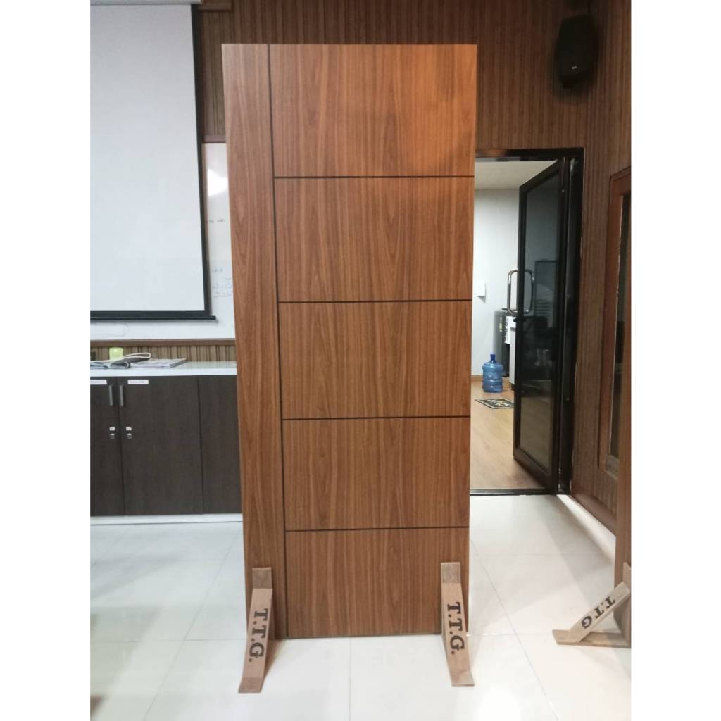 ประตูบานไม้อัดโมเดิร์นภายใน> กรุณาอ่านรายละเอียดสินค้าให้ชัดเจนก่อนสั่งซื้อ - รูปที่ 2