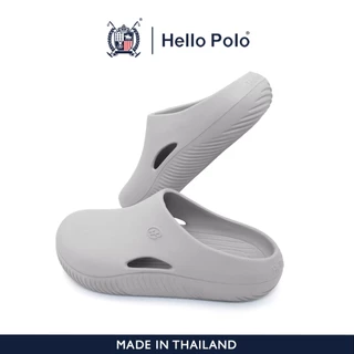 Hello Polo รองเท้าหัวโตแฟชั่น รองเท้านุ่ม สําหรับผู้หญิง และผู้ชาย ส้นหนา 3.5 ซม กันลื่นและทนทาน ลำลอง ไม่มีกลิ่น HP8037