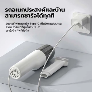 KENTO LITE เครื่องดูดฝุ่น แบบมือถือแบบพกพาในบ้านรถมินิไร้สายเครื่องดูดฝุ่น 8000PA แรงดูดพลังสูง แบตอึดยาวนาน ปิดเสียง
