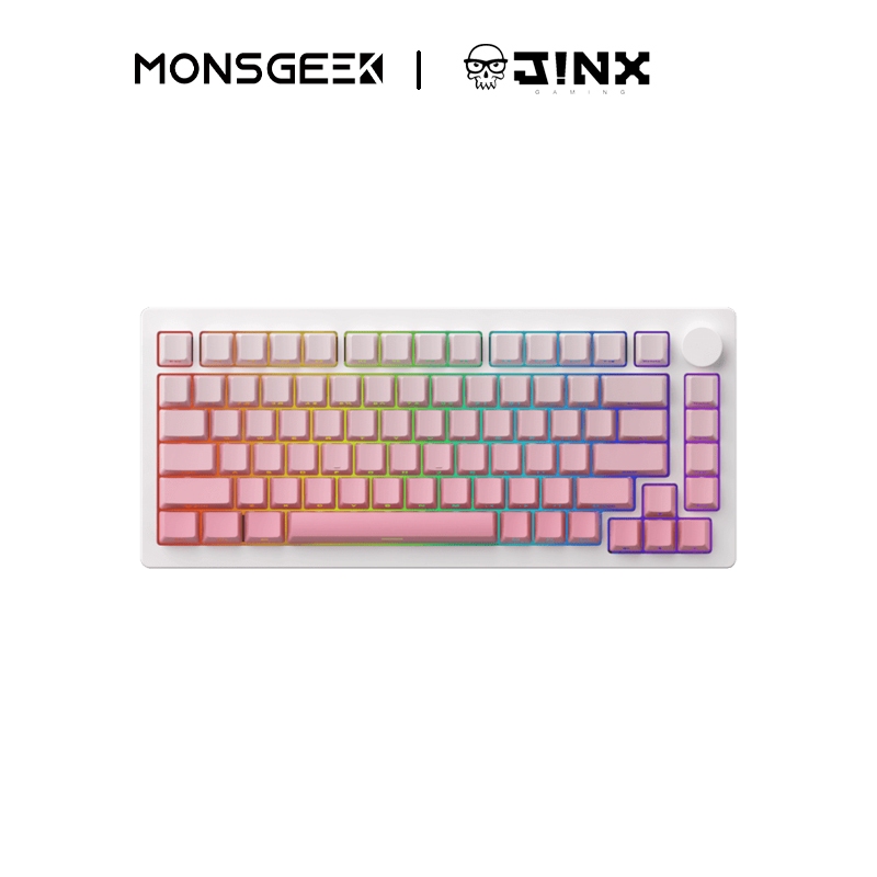 MonsGeek M1W V3 SP (Silver Color) คีย์บอร์ดไร้สายภาษาอังกฤษ - ประกันศูนย์ 1 ปี