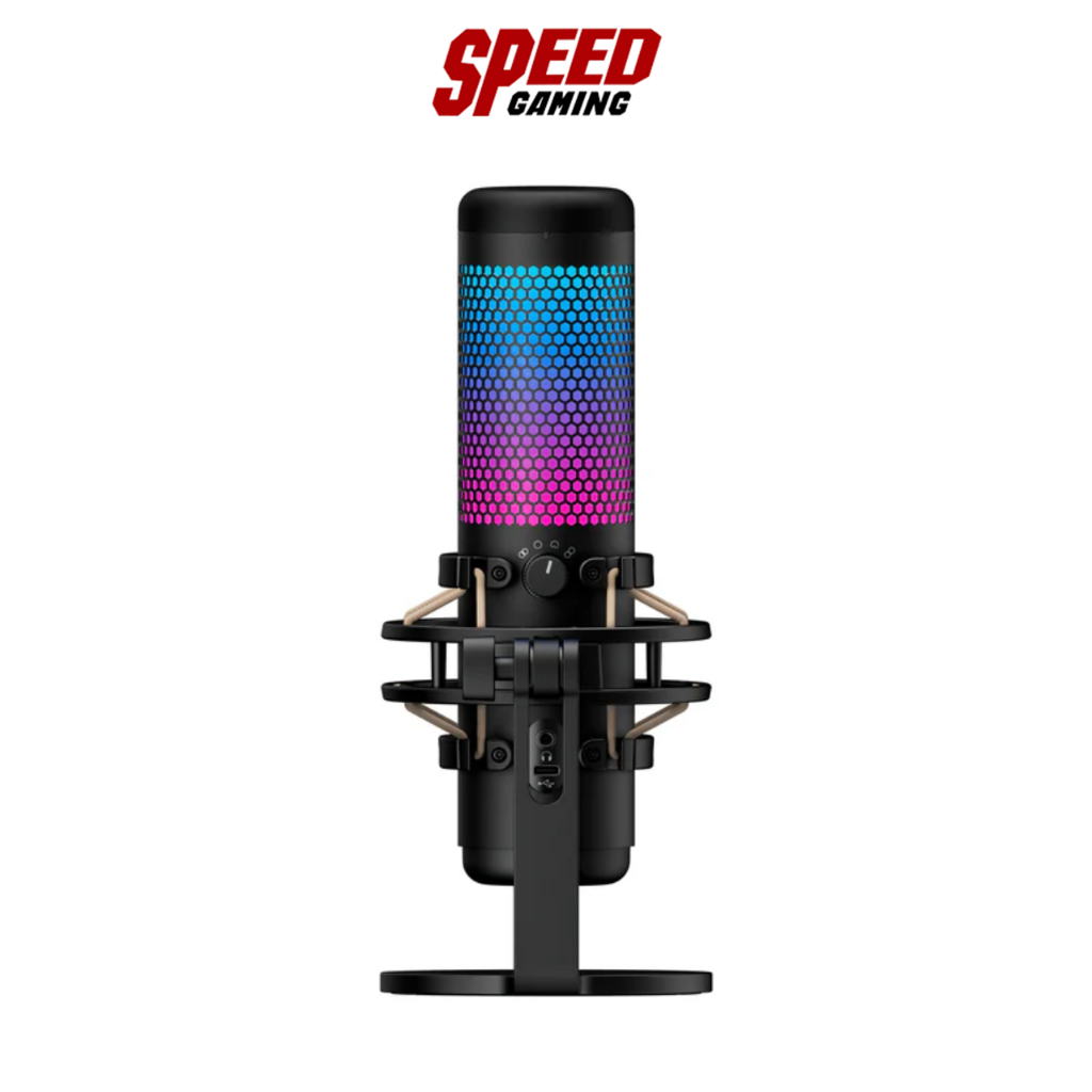 HYPERX Quadcast S Standalone / USB / RBG / Black / Gaming Microphone (ไมโครโฟน) : By Speed Gaming