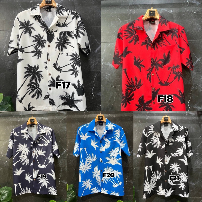เส้นขาวเสื้อฮาวายผ้าไหมอิตาลีเกรดพรีเมี่ยม ผ้านุ่ม