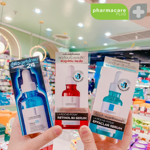 🔥ของแท้🔥ฉลากไทย✨La Roche-Posay Effaclar Serum , Hyalu B5 Serum , Retinol B3 Serum ขนาด 30 ml.