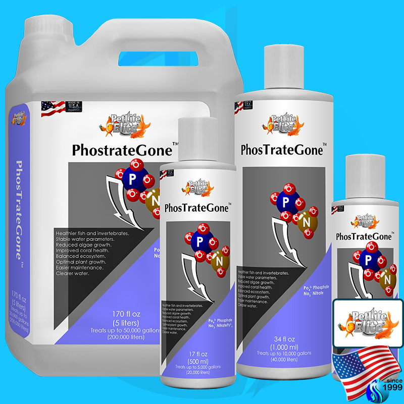 PetLifeElite PhostrateGone น้ำยาลดตะไคร่ น้ำยาลดฟอตเฟต  น้ำยาลดไนเตรต no3 po4 nitrate phosphate remover