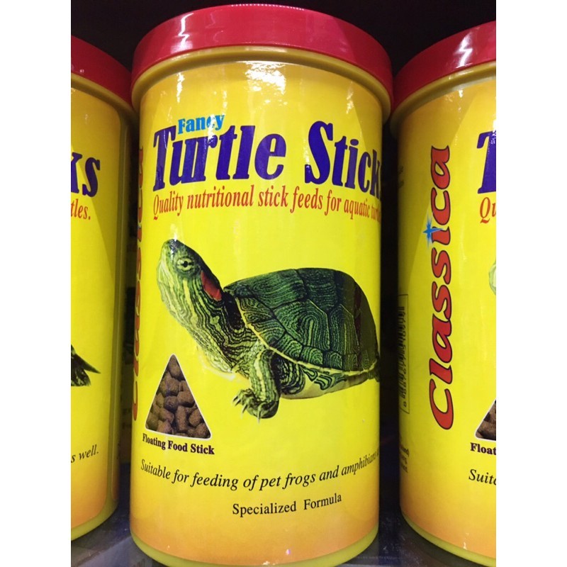 Classica Fancy Turtle Sticks – อาหารเต่าชนิดแท่งลอยน้ำ สำหรับเต่าทุกสายพันธุ์ ขนาด 420g ส่งด่วน E M S