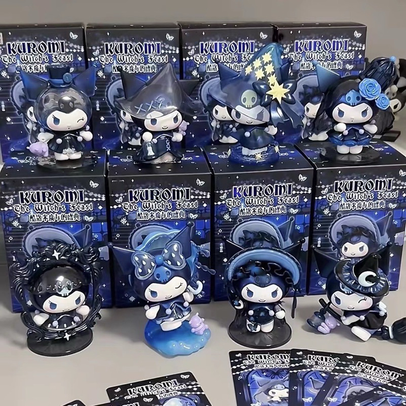 [ใหม่] กล่องจุ่มโมเดลคุโรมิ Kuromii box 8 ตัว(กล่องฟ้า) งานใหม่ รีบเก็บ