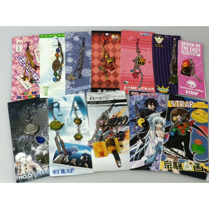 พวงกุญแจอนิเมะ  พวงกุญแจขนาด6-10 cm. (A)