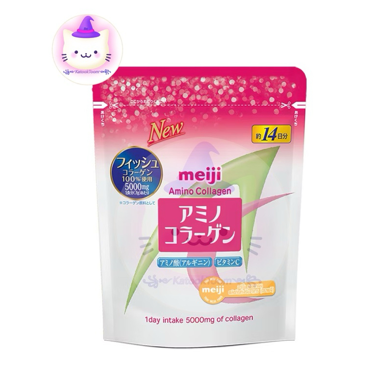 MEIJI Amino Collagen  98g เมจิอะมิโนคอลลาเจนผลิตภัณฑ์เสริมอาหาร 98กรัม(exp.5/25)