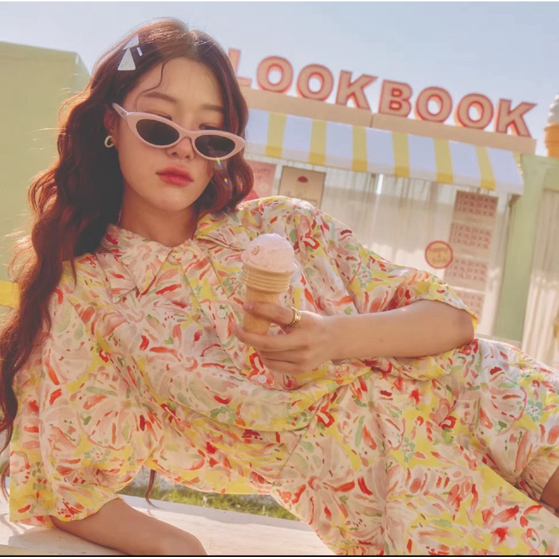 เชิ้ต เสื้อเชิ้ต lookbooklookbook layla shirt citrus
